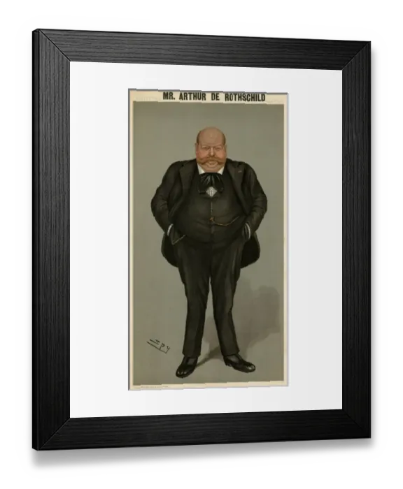 Framed Print : Baron Arthur Rothschild Framed Print : Baron Arthur Rothschild