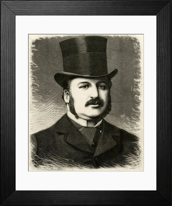 Framed Print : Leopold De Rothschild Framed Print : Leopold De Rothschild