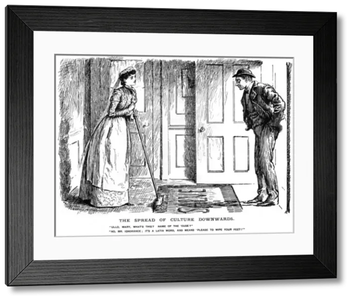 Framed Print : Educated Housemaid Framed Print : Educated Housemaid