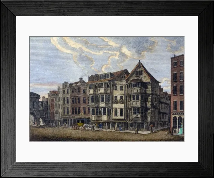 Framed Print : Fleet St / 1799 / Rolfe Framed Print : Fleet St / 1799 / Rolfe