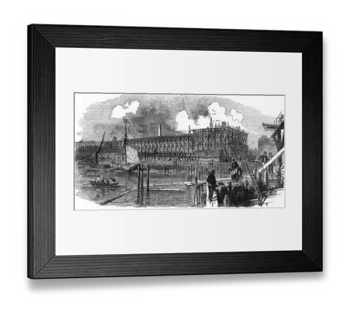 Framed Print : Rebuilding of Houses of Parliament Framed Print : Rebuilding of Houses of Parliament