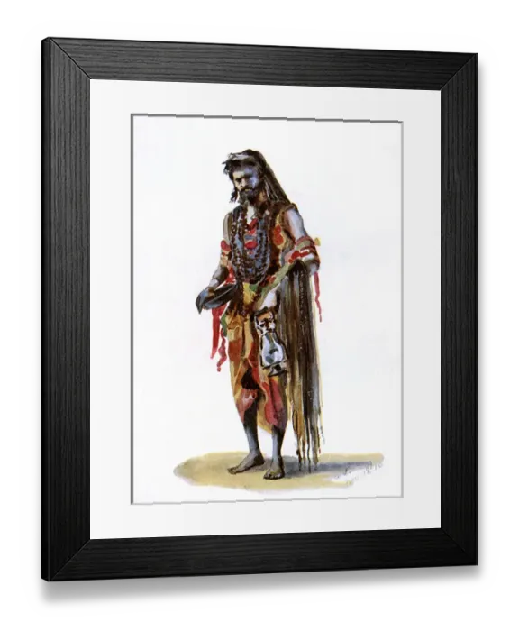 Framed Print : India Saddhu Framed Print : India Saddhu