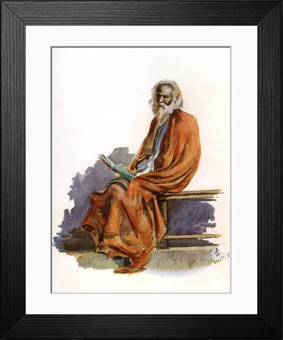 Framed Print : Indian Saddhu / Lawley Framed Print : Indian Saddhu / Lawley