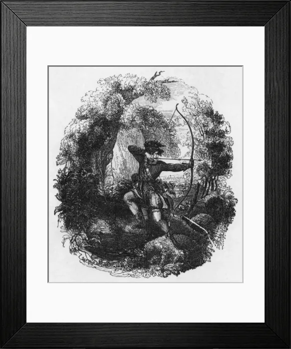Framed Print : Myth / Robin Hood / 1860 Eng Framed Print : Myth / Robin Hood / 1860 Eng