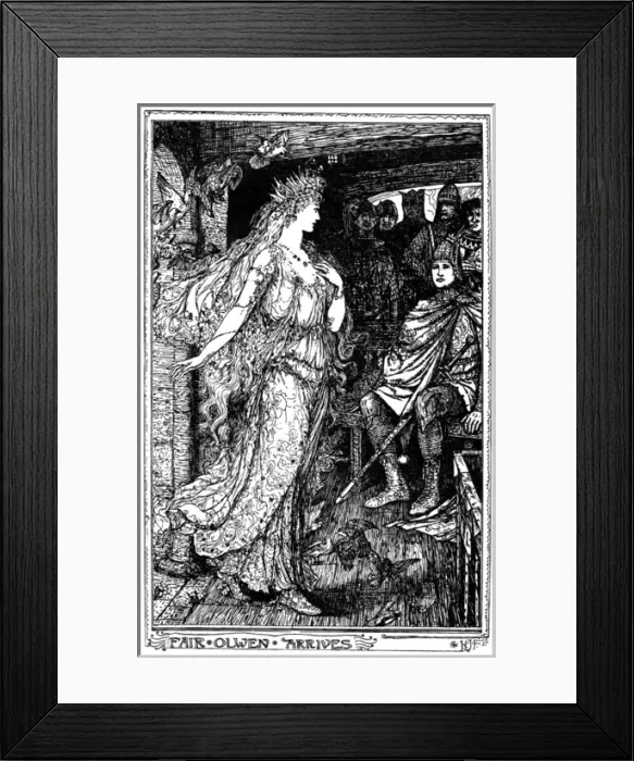 Framed Print : Arthur / Winning of Olwen Framed Print : Arthur / Winning of Olwen
