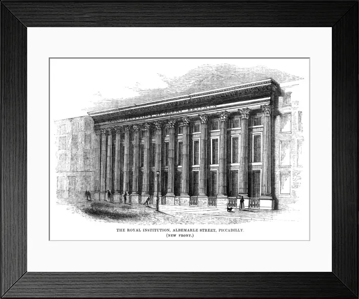 Framed Print : Royal Institution 1839 Framed Print : Royal Institution 1839