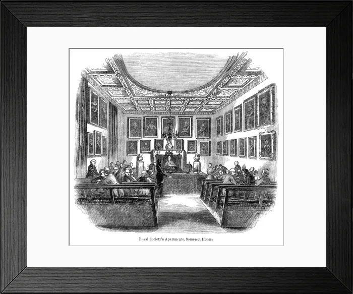 Framed Print : Royal Society C1840 Framed Print : Royal Society C1840