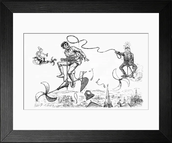 Framed Print : Flight / Fantasy / Air Polic Framed Print : Flight / Fantasy / Air Polic