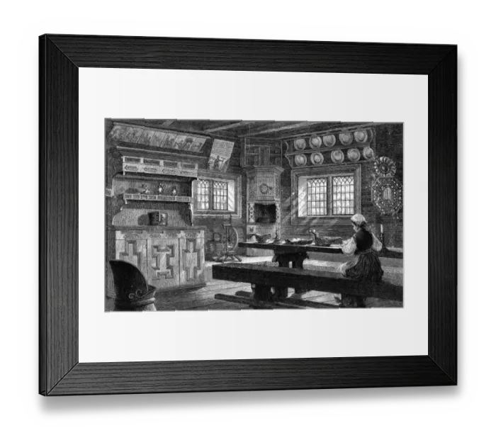 Framed Print : Norwegian Interior Framed Print : Norwegian Interior
