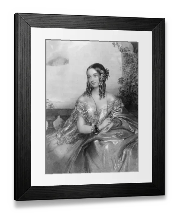 Framed Print : Romantic Lady (Hayter) Framed Print : Romantic Lady (Hayter)