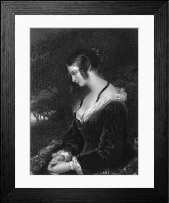 Framed Print : Pensive Girl (Newenham) Framed Print : Pensive Girl (Newenham)