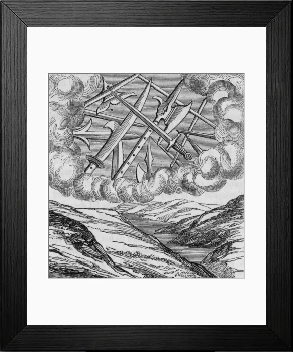 Framed Print : Vison / Weapons in Sky Framed Print : Vison / Weapons in Sky