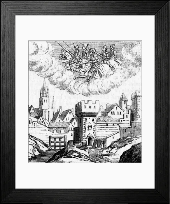 Framed Print : Vision in Sky / Army, C16 Framed Print : Vision in Sky / Army, C16