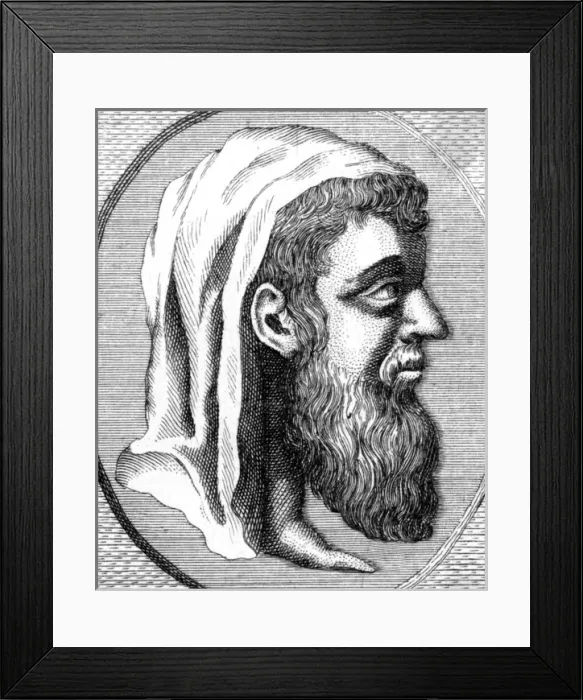 Framed Print : Euclid / Profile / Anon Framed Print : Euclid / Profile / Anon