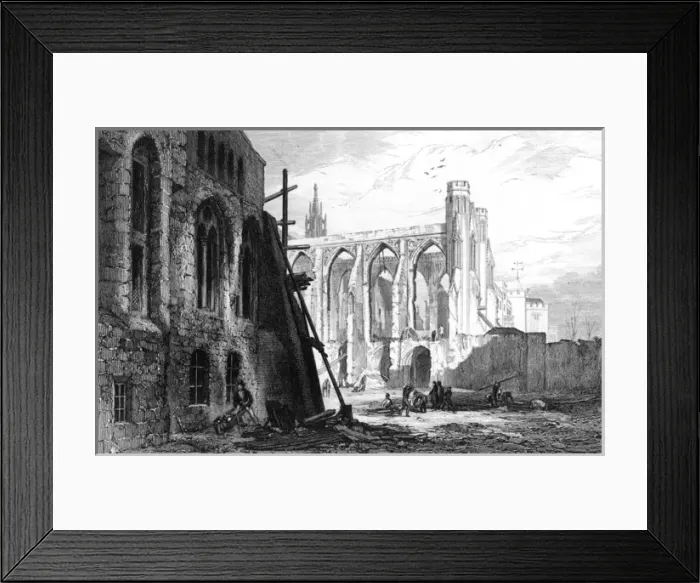 Framed Print : Parliament / Fire / 1834 Framed Print : Parliament / Fire / 1834