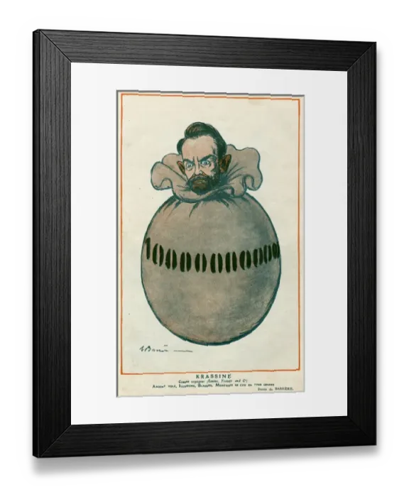 Framed Print : KRASSINE Soviet diplomat Framed Print : KRASSINE Soviet diplomat
