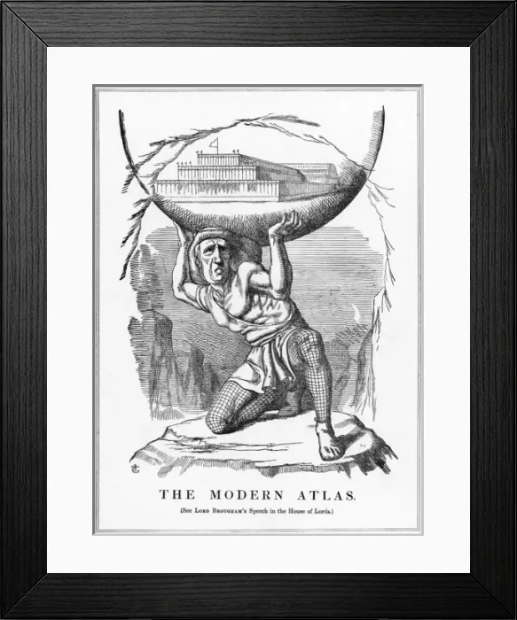 Framed Print : Crystal Palace / Cartoon Framed Print : Crystal Palace / Cartoon