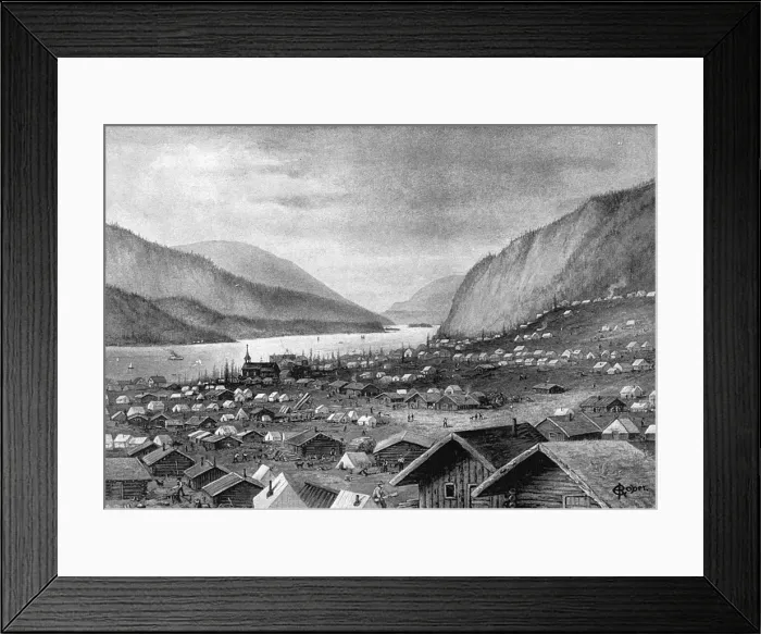 Framed Print : Canada / Dawson City, 1898 Framed Print : Canada / Dawson City, 1898