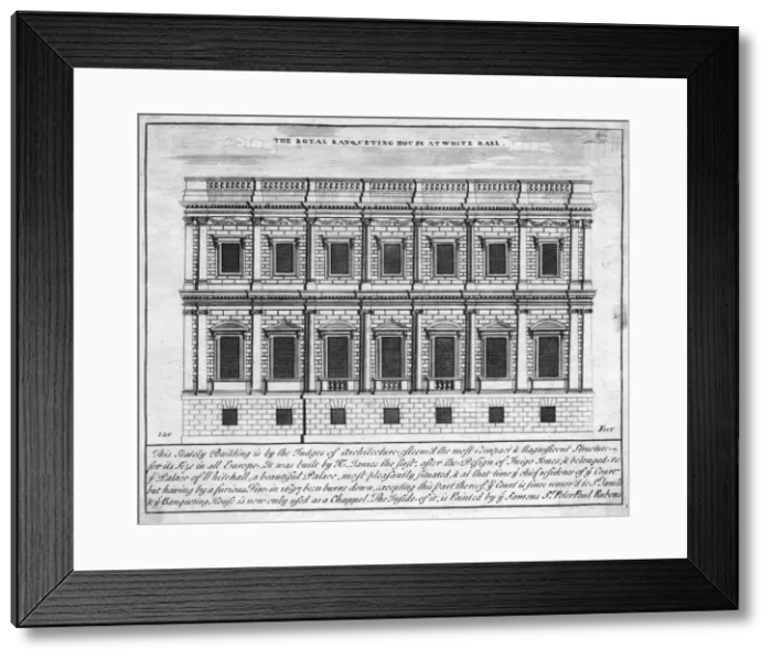 Framed Print : London / Whitehall / 1700 Framed Print : London / Whitehall / 1700