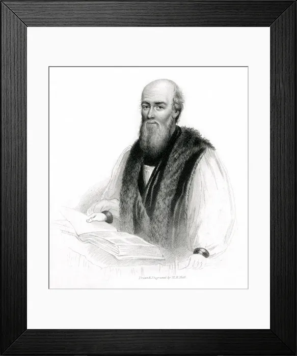Framed Print : Thos Cranmer / Hb Hall Framed Print : Thos Cranmer / Hb Hall
