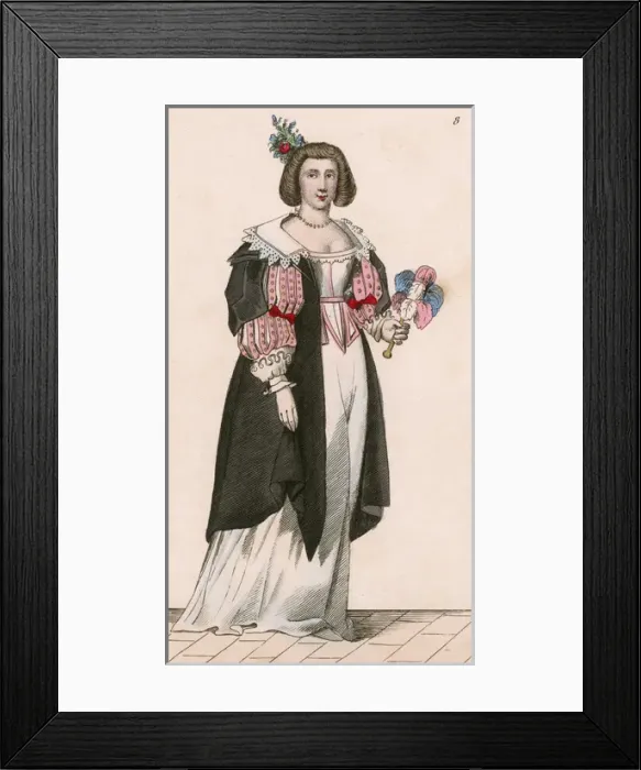 Framed Print : Madame De Motteville Framed Print : Madame De Motteville