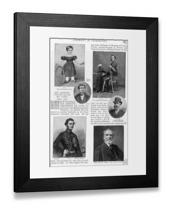 Framed Print : Edmund Du Cane / Downey Framed Print : Edmund Du Cane / Downey