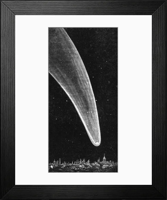 Framed Print : Comet of 1811 / Mag. Pitt Framed Print : Comet of 1811 / Mag. Pitt