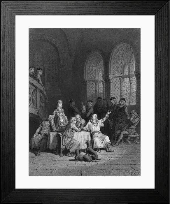 Framed Print : Lancelot Storytelling Framed Print : Lancelot Storytelling