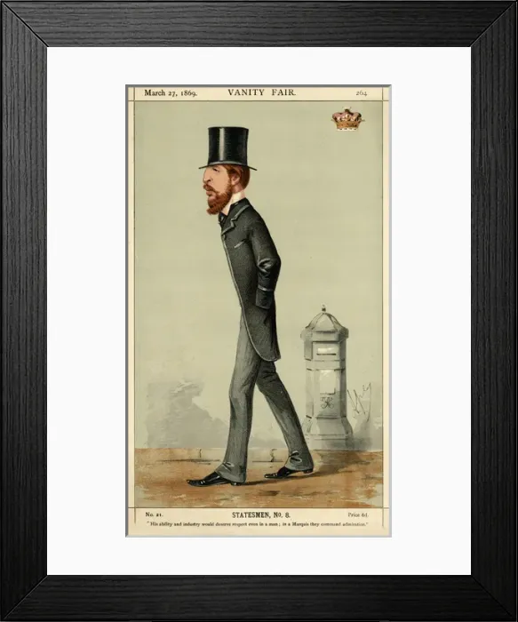 Framed Print : S C Cavendish, 8th Duke of Devonshire Framed Print : S C Cavendish, 8th Duke of Devonshire