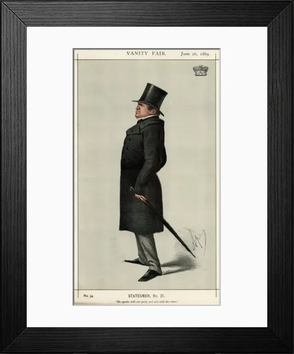 Framed Print : E H Stanley, 15th Earl of Derby Framed Print : E H Stanley, 15th Earl of Derby