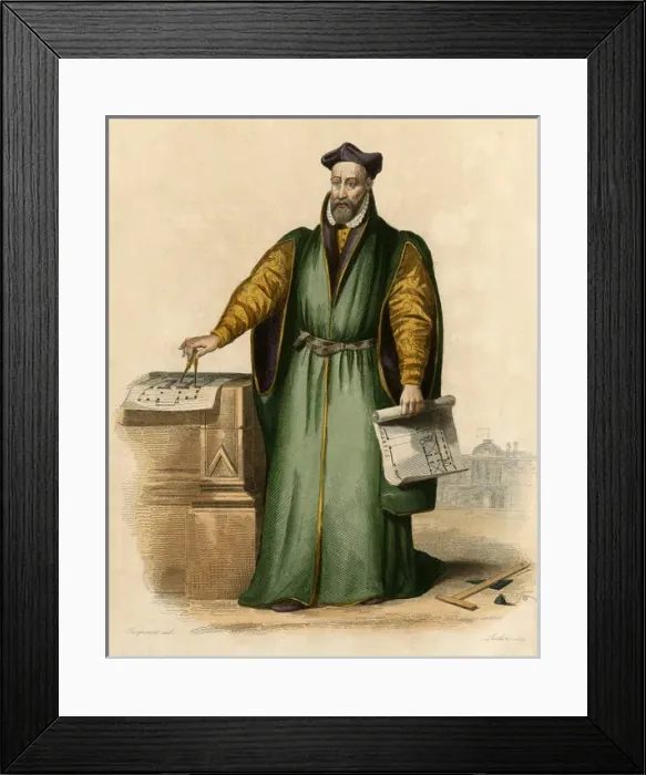 Framed Print : Philibert Delorme / Jacqua Framed Print : Philibert Delorme / Jacqua