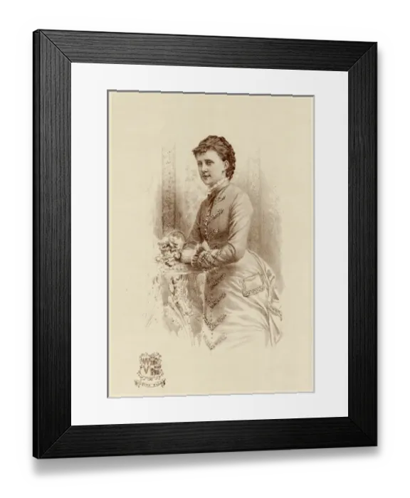 Framed Print : Lady Chesham / Whitehall Framed Print : Lady Chesham / Whitehall
