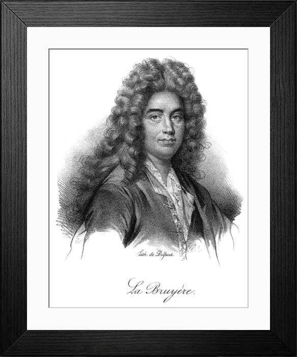Framed Print : Jean De LA Bruyere Framed Print : Jean De LA Bruyere