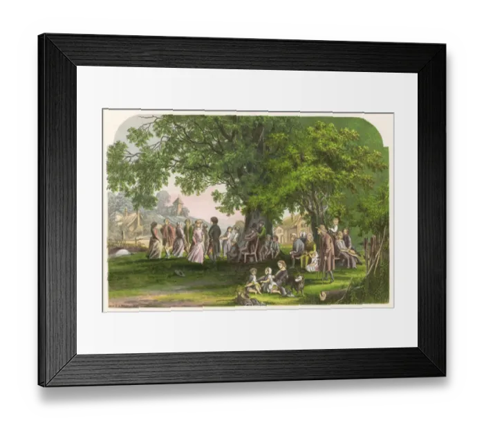 Framed Print : Lydon / Village Dancing Framed Print : Lydon / Village Dancing