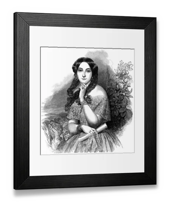 Framed Print : Jettyn Treffz - ILN 1850 Framed Print : Jettyn Treffz - ILN 1850