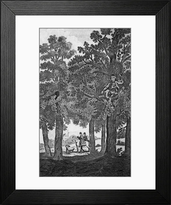 Framed Print : Charles II at Boscobel Framed Print : Charles II at Boscobel