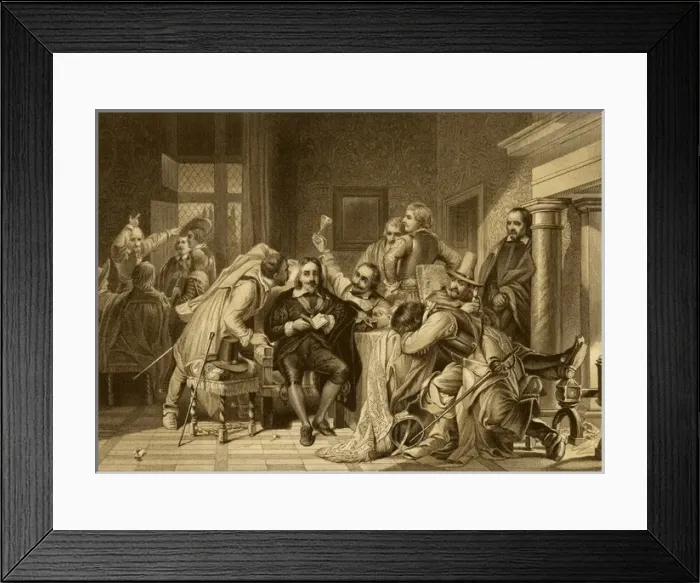 Framed Print : Charles Insulted / 1649 Framed Print : Charles Insulted / 1649