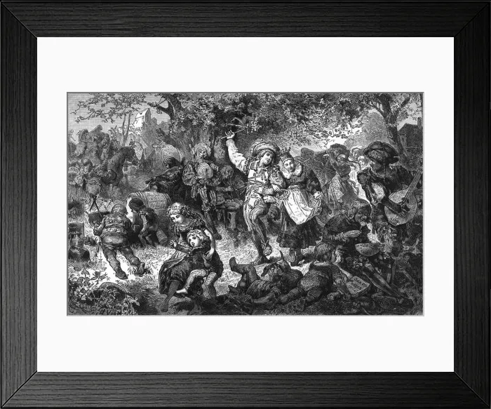 Framed Print : Social / Germany / Peasants Framed Print : Social / Germany / Peasants