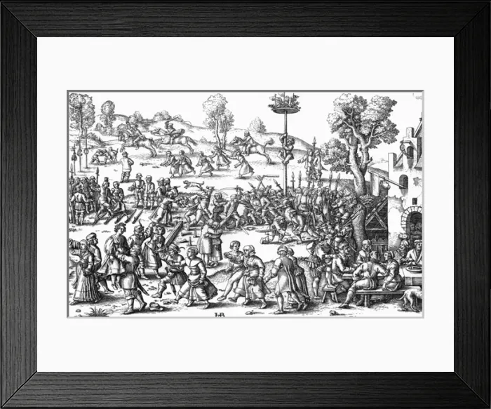 Framed Print : Social / Germany / Village Framed Print : Social / Germany / Village