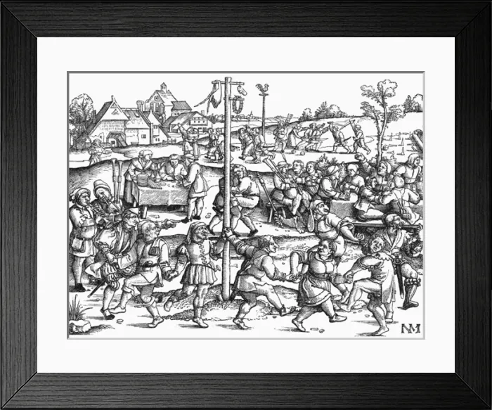 Framed Print : Social / Germany / Fete, C16 Framed Print : Social / Germany / Fete, C16