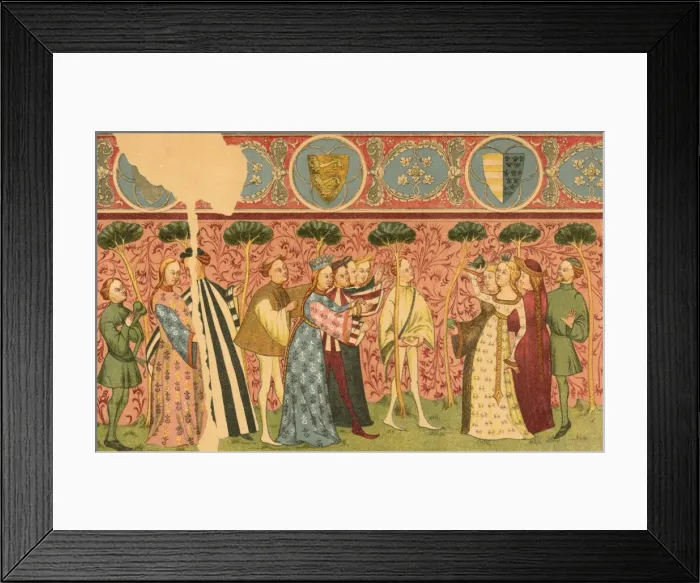 Framed Print : Austrian Aristocrats 14C Framed Print : Austrian Aristocrats 14C