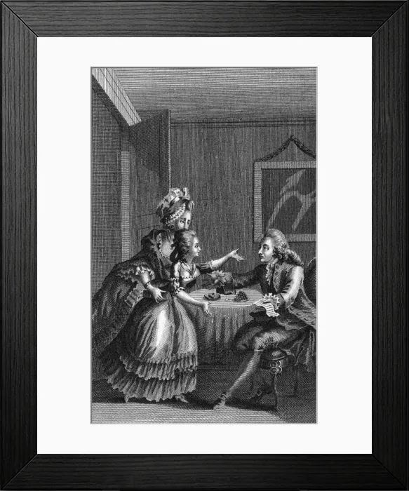 Framed Print : Family / All / France, C18 Framed Print : Family / All / France, C18
