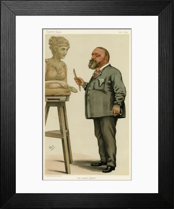 Framed Print : Vice-Admiral Gleichen / Vf Framed Print : Vice-Admiral Gleichen / Vf