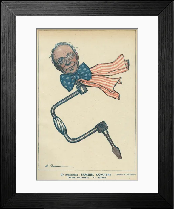 Framed Print : Samuel Gompers Framed Print : Samuel Gompers