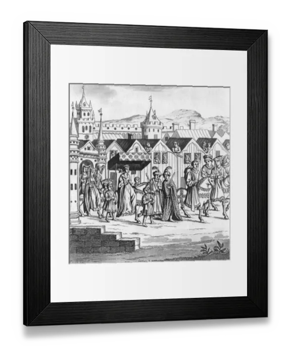 Framed Print : Isabel of Bavaria  /  Paris