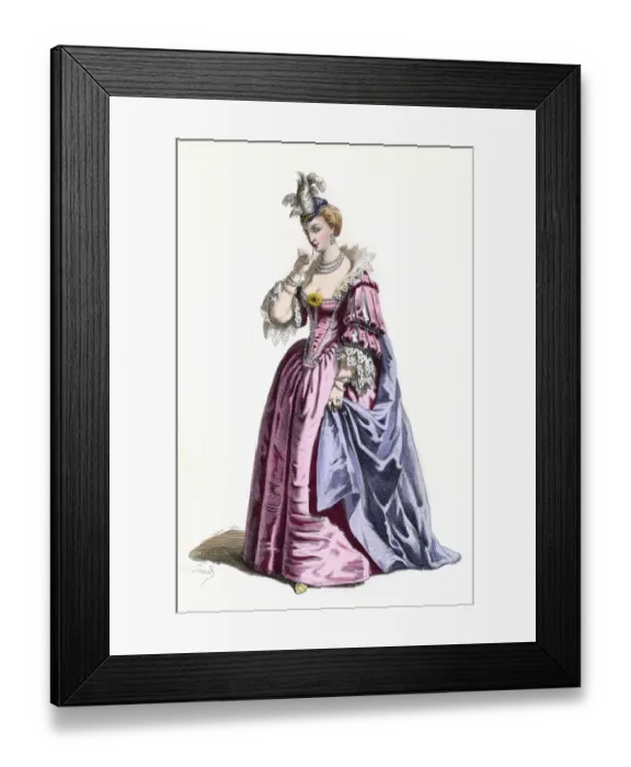 Framed Print : Moliere / Les Amants Framed Print : Moliere / Les Amants