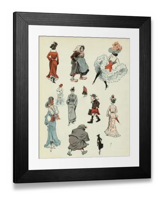 Framed Print : Showing Ankles