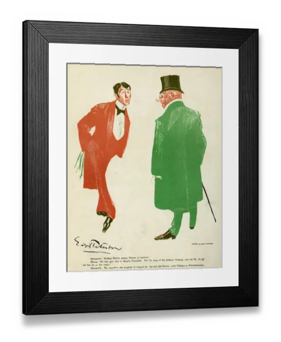 Framed Print : Overheated Customer 1903 Framed Print : Overheated Customer 1903
