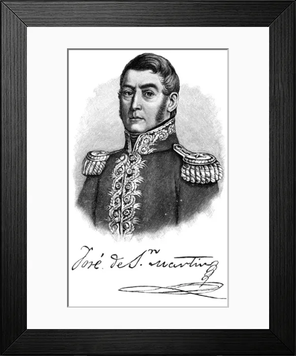 Framed Print : Jose De San Martin Framed Print : Jose De San Martin