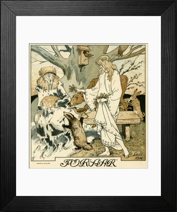 Framed Print : Spring and Winter Framed Print : Spring and Winter